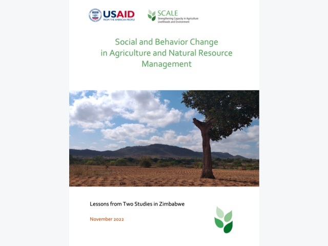 This document highlights key learnings from studies in Zimbabwe around the barriers and motivations for behavior change in agriculture and natural resource management (NRM) practices in its implementation area.